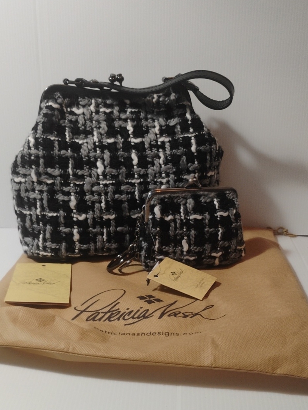 Patricia Nash Borse Satchel + Coin Purse NWT Dustbag